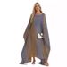 Women's Loose plus Size Middle Eastern Arab Robe Dress Luxurious Elegant Vacation Wear European American Style Polyester_ecoleips.com