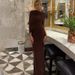 European And American Hot-Selling Women's 2025 Summer New Fashion Asymmetrical Shoulder Design Tight-Fitting Bodycon_ecoleips.com