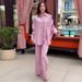 Women's Clothing Summer Fashion Relaxed Cotton And Linen Shirt Suit Summer Loose Sun Protection Shirt Wide Leg Pants Two Piece Suit_ecoleips.com