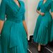 Women's Clothing Autumn And Winter New Ol Fashion Suit Collar Pleated Waist Large Size Dress_ecoleips.com