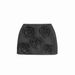 2025 Summer New Elegant Socialite Style Exquisite Midi With 3D Rose Flower Design Slimming Short Skirt_ecoleips.com