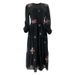 Women's Clothing Middle East Muslim New Solid Color Embroidered Belt Fashion Elegant Dress_ecoleips.com