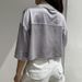 Summer Women's Printed Pullover T-Shirt V-Neck Mesh Patchwork Five-Sleeve Sports Top European And American Style Wholesale_ecoleips.com