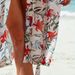 Women's Clothing "Chiffon Beach Cover-Up – Flowy Printed Bikini Wrap With Sheer Sleeves & Side Ties"_ecoleips.com