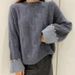 Women's Clothing Coat Spring And Autumn Sweater Loose Outer Wear Lazy Style Thick Pullover Sweater_ecoleips.com