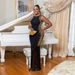 Women's Clothing Hot Diamond Round Neck Sleeveless Tassel Skirt Long Skirt Party Hip Sexy Women's Clothing_ecoleips.com