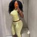 Women's Fashion Polka Dot Sleeveless Backless Top And Slim Fit Cropped Pants Set Spring New Style_ecoleips.com