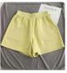 Women's Clothing Sports Shorts High Waist Loose Slim Wide Leg Pants Solid Color Cotton Casual Pants_ecoleips.com