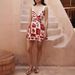 Fashionable Printed 3D Lace Trim Suspender Dress Independent Website Cross Border E Commerce New Product for Women Item Number 8050_ecoleips.com
