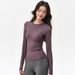 High-Performance Yoga Tops For Women – Moisture-Wicking Long Sleeve Workout Shirts – Sculpting Fit For Pilates/Running (7 Elegant Colors)_ecoleips.com