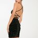 K Women's Dress, Sequined Camisole Skirt, Tight Fitting Backless Skirt, Hip Hugging Skirt_ecoleips.com