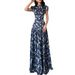 2026 New Spring Women's Clothing, Cross-Border European Americanes, Fashionable And Elegant Loose Plant Print Long_ecoleips.com