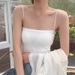 Women's Solid Color Seamless Suspender Breast Wrapped One-piece Breast Pad Strapless Beautiful Back Bottom Layer Inner Vest_ecoleips.com