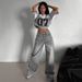K Retro High Waisted Jeans, Trendy High Street Design, Loose And Slimming Straight Leg Pants_ecoleips.com