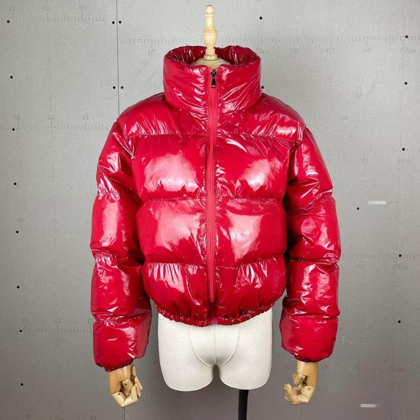 Women's Clothing Puffer Jacket With Stand Collar - Stylish Quilted Coat For Casual & Office Wear_ecoleips.com
