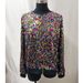 "Statement Sequined Mesh Jacket – Glamorous Long-Sleeve Embroidered Top For Women |Style Evening Blazer (Gold)"_ecoleips.com