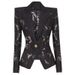 Trendy Embroidered Mesh Blazer Jacket For Women – Slim Fit Breathable Openwork Coat With Double-Breasted Design, Fashionable Streetwear Outerwear_ecoleips.com