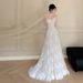 Lightweight Lace Wedding Dress French High End Style 2026 Mori Girl Theme Engagement Reception Dress for Women_ecoleips.com
