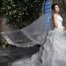 Elegant Bridal Lace Veil – Princess Style U-Shape Wedding Accessory For Bride, White 1.5m/3m, Perfect For Ceremony & Photoshoots_ecoleips.com