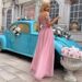 Women's Clothing Elegant Banquet Elegant Sleeveless Slit Sequin Evening Dress With Sheer Tulle Skirt - V-Neck Princess Gown For Banquet & Party_ecoleips.com