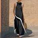 Women's Spring/Summer Fashion Set Sleeveless Top And Wide Leg Pants Irregular Two Piece Set European And American Style Cross Border Foreign Trade_ecoleips.com