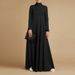 Women's Clothing Street Fashion Women's Collage Long Skirt Long Sleeve High Collar Dress First Hand Source_ecoleips.com