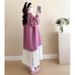 Autumn New Korean Fashion Printed Patchwork Maternity Dress_ecoleips.com