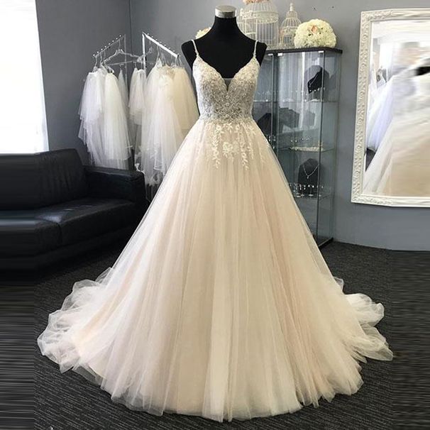 Wedding Dresses Summer New Temperament Bride Wedding Dress Sexy Suspender Evening Dress Small And Thin_ecoleips.com