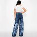 Women's High-Waisted Wide Leg Jeans - Vintage Washed Denim Pants For American Casual Style_ecoleips.com