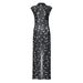 Vintage Polka Dot Print Sleeveless Dress With Tie Waist, Flowy Bias Cut For Summer Elegance Versatile Neckline & Sleeveless Design_ecoleips.com