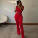 D10081 Women's Clothing 24 Summer New Ribbed U-Neck Short Sleeve Cuffed Pants Two-Piece Set For Women_ecoleips.com