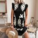 2026 Summer Casual Plus Size Women's V-Neck Ruffled Sleeve Dress Elegant Style_ecoleips.com