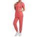 Dentist Surgical Gown Female Split Wash Clothes Suit Nursing Work Clothes Elastic Quick Drying Hospital Nurse Uniform Thin_ecoleips.com