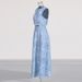 Women's Clothing Round Neck Sleeveless Waist Vest High Waist Skirt Embroidery Two Piece Suit_ecoleips.com