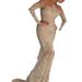 New Arrival Gold Sequin Sprinkled High Waist Slimming Long Dress Elegant Temperament Commuting Women's Dress_ecoleips.com