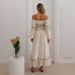 Summer High-End Women's Off-Shoulder Puff Sleeve Top Skirt Set For Vacation New Arrival From Hot Selling_ecoleips.com