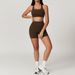 Women's Quick Drying Yoga Suit Professional Gym Training Sports Fitness Clothes Nude Color Spring Morning Jogging 8047_ecoleips.com