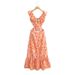 Women's Clothing 2023 Summer New Layered Decorative Midi Dress 2731245 Slimming European And American Style_ecoleips.com