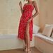 Cross-border Foreign Trade European And American Women's Clothing 2025 Summer Sexy Strapless Printed_ecoleips.com