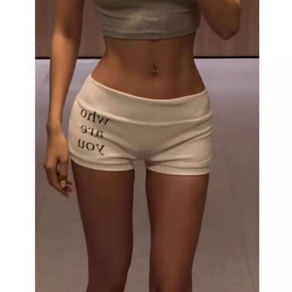 Low Waist Summer Outer Wear Sports Style Printed Hot Pants Thin Spice Girl Casual Super Shorts Women's Clothing_ecoleips.com