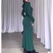 European And American Women's Clothing 2024 New Fashion Personalized Casual Hooded Bottoming Slim Dress Women's Dress_ecoleips.com