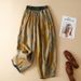 Suitable For All Seasons Women's Summer Thin Chinese National Style 2025 New Mom Ramie Cotton Linen Harem Pants_ecoleips.com