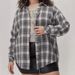 Fat Mm Plus Size Plaid Long-Sleeved Shirt Women's Thin Spring Korean Version Loose Cover The Tummy To Slim Down_ecoleips.com