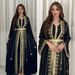 Muslim Abaya Muslimabaya Women's Fashion Long Sleeve Embroidered Two-Piece Set_ecoleips.com