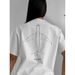 100% Cotton American Street Style Simple Letter Print Short Sleeve T-Shirt Unisex Summer Versatile Trendy Brand Top_ecoleips.com