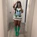 Women's Clothing Retro Sports Style High Street Short Sleeved T Shirt Casual Rugby Suit T Shirt_ecoleips.com