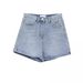 Women's High-waisted Slimming Denim Shorts, 2024 New A-line Loose Ultra-short Hot Pants For Outerwear_ecoleips.com