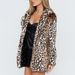 Leopard Print Faux Fur Coat For Women - Fashionable Winter Outerwear With Soft & Warm Design_ecoleips.com