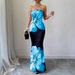European And American Cross-border Clothing: Strapless, Navel-revealing, Butterfly Print Tank Top, Slim-fit,_ecoleips.com