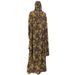 Classic Style Ice Silk Printed Two-Piece Abaya Worship Robe Ethnic Clothing_ecoleips.com